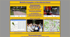 Desktop Screenshot of mobilfuchsjagd.de